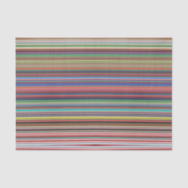 Papier Mousseline STRIPES PSYCHÉDÉLIQUES Papier papier (Recto)