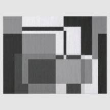 Style Mondrian noir et blanc Abstrait Géométrique