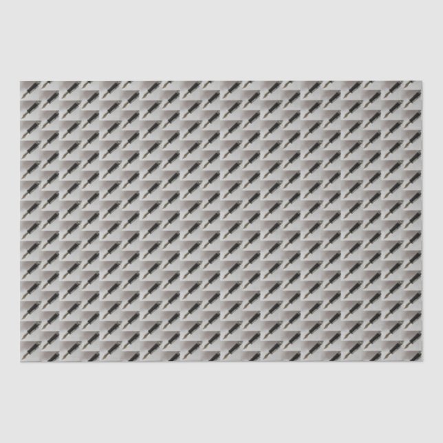 Papier Mousseline Stylo-plume à motif (Recto)