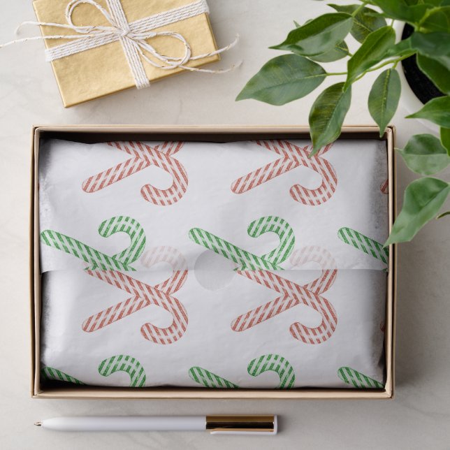 Papier Mousseline Sucre de canne/menthe poivrée (Cadeau)