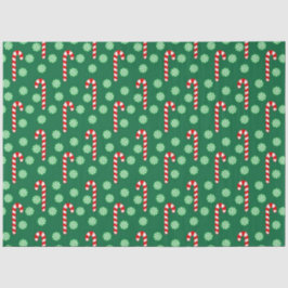 Papier Mousseline Sucre de canne vert rouge Noël