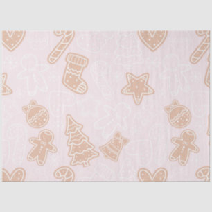 Papier Mousseline Sucres de canne Pain d'épices Hommes Étoiles Noël