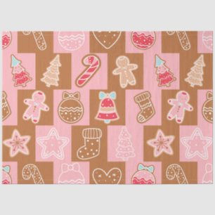 Papier Mousseline Sucres de canne Pain d'épices Hommes Étoiles Noël