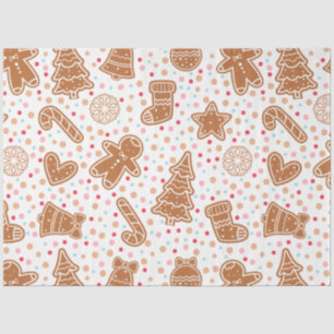 Papier Mousseline Sucres de canne Pain d'épices Hommes Étoiles Noël