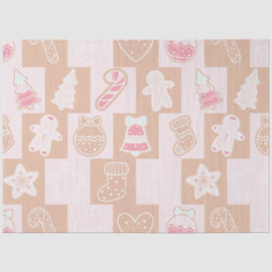 Papier Mousseline Sucres de canne Pain d'épices Hommes Étoiles Noël