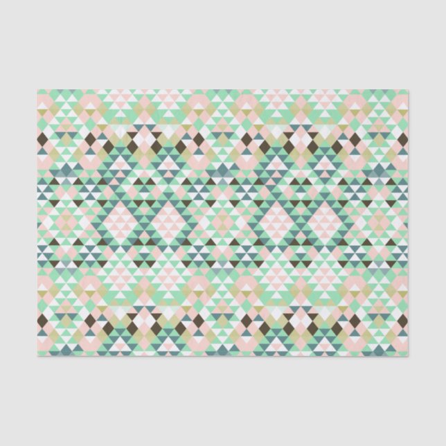 Papier Mousseline Sud-ouest aztèque tribal moderne CBendel (Recto)