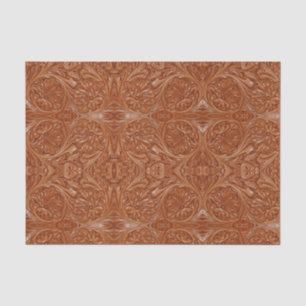 Papier Mousseline sud-ouest motif pays occidental à outils cuir
