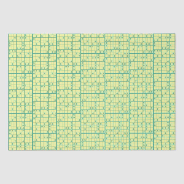 Papier Mousseline Sudoku (Recto)