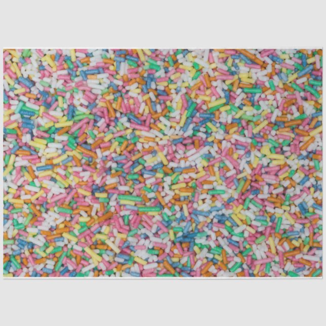 Papier Mousseline Sugar sprinkles colorful (Recto)