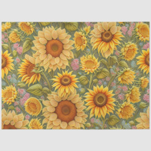 Papier Mousseline Sunflower Belle collection moderne