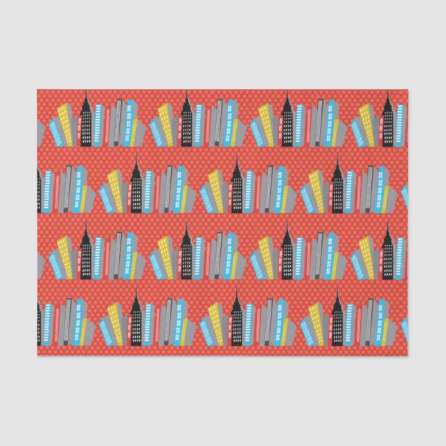 Papier Mousseline Super héros d'enfants (Recto)