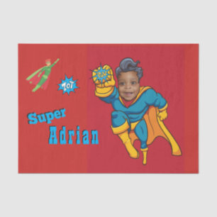 Papier Mousseline Super Special Kid's Greatest Superhero Photo
