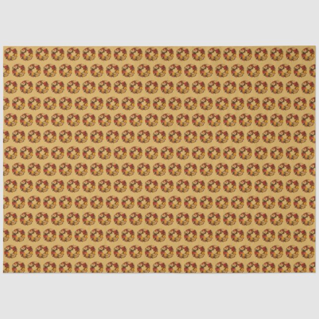 Papier Mousseline Superbe couronne d'équinoxe d'automne de Mabon en  (Recto)