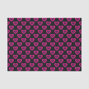 Papier Mousseline Supergirl Hearts Motif diagonal