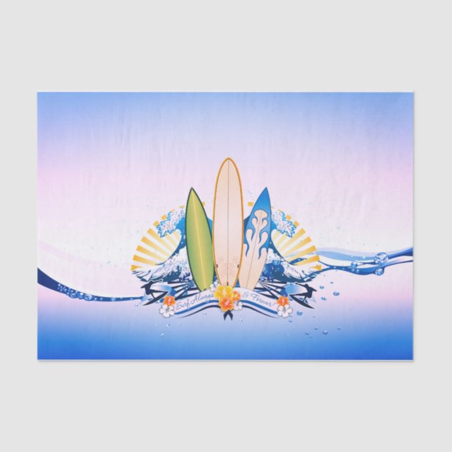 Papier Mousseline Surf 2 (Recto)