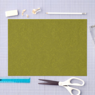 Papier Mousseline Surface vert olive avec un motif subtil en spirale