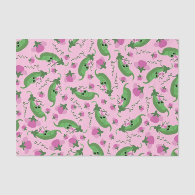 Papier Mousseline Sweet Pea Cute 1er Anniversaire (Recto)
