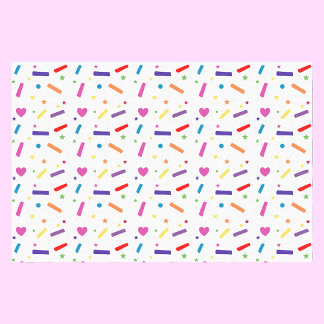 Papier Mousseline Sweet Sprinkle thème de fête d'anniversaire