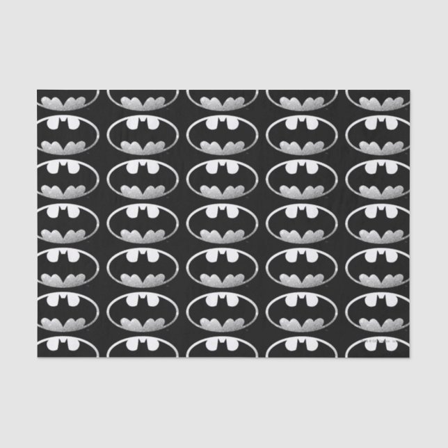 Papier Mousseline Symbole Batman | Logo Grainy (Recto)