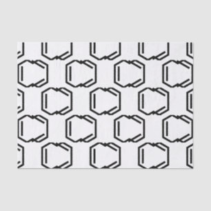 PAPIER MOUSSELINE SYMBOLE D'ANNEAU BENZENE