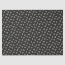 Papier Mousseline Symbole de baguette du cercle triangle gris-jaune