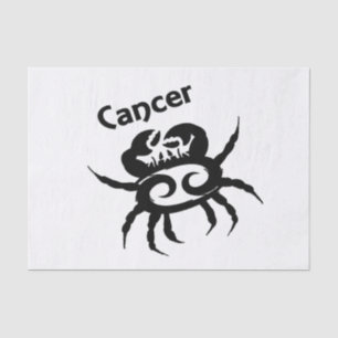 Papier Mousseline Symbole et signe du cancer du zodiaque