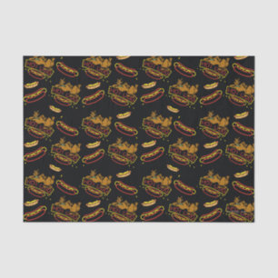 Papier Mousseline Symbole néo-chien de Scooby Doo Hot Dog