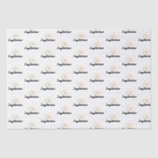 Papier Mousseline SYMBOLE Sagittarius Starburst (Recto)