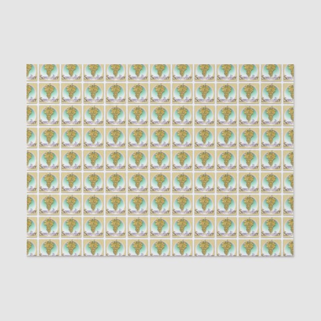 Papier Mousseline Symbole sommelier (Recto)