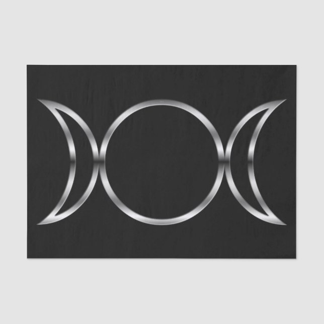 Papier Mousseline Symbole triple païen de déesse de Falln (Recto)