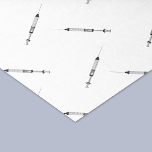 Papier Mousseline Syringe Needle Sedative Halloween Party