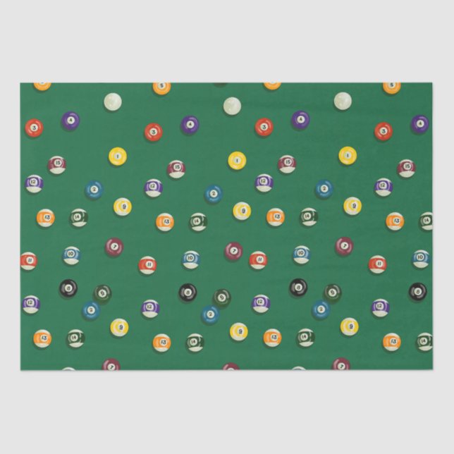 Papier Mousseline Table de billard Highs and Lows Billiards Pool Sha (Recto)