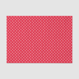 Papier Mousseline Taches de rousseur rouges et roses