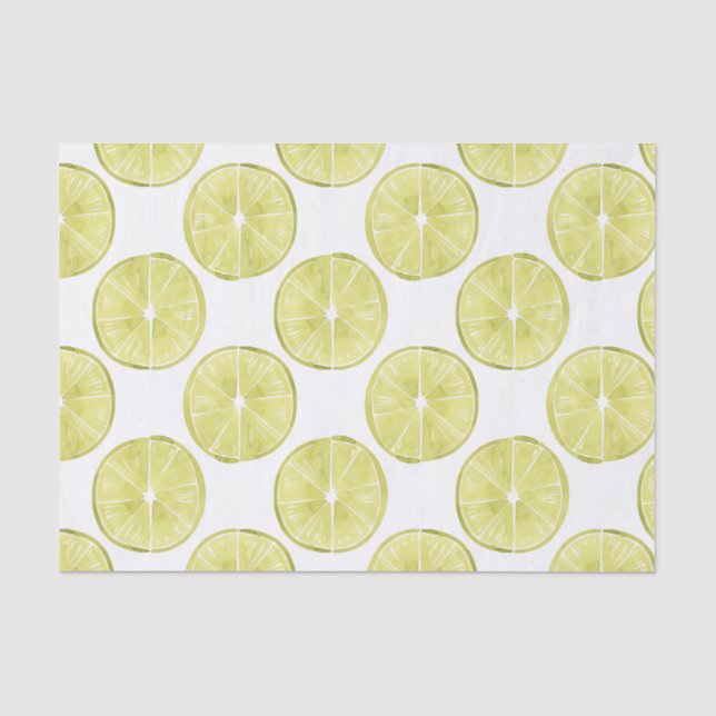 Papier Mousseline Taco à propos de ça | Motif de chaux (Recto)