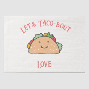 Papier Mousseline Taco-bout Amour Personnalisable