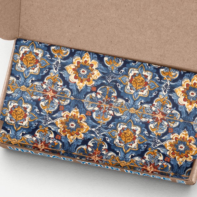 Papier Mousseline Talavera Espagnol Carreaux mexicains (Créateur téléchargé)