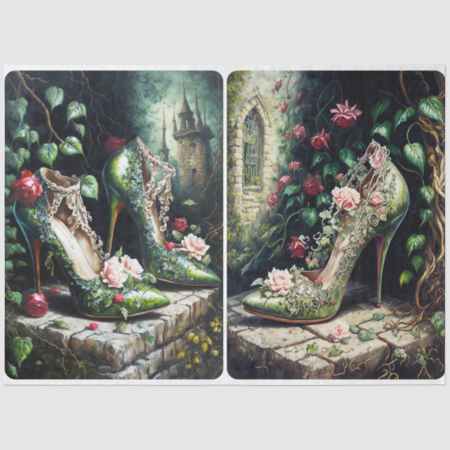 Papier Mousseline talons victoriens (Recto)