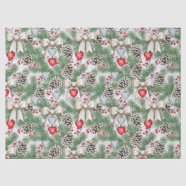 Papier Mousseline Tannenzaphes et mailles