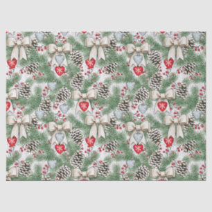 Papier Mousseline Tannenzaphes et mailles