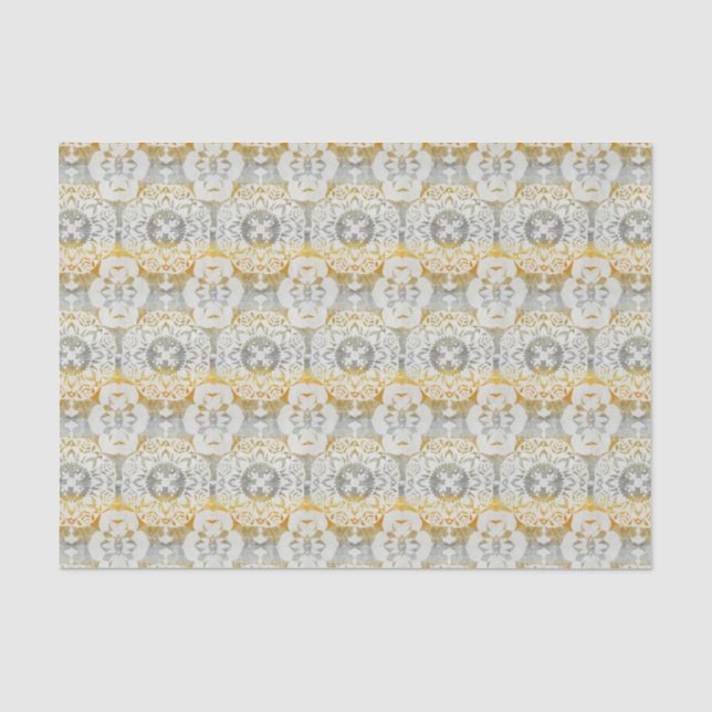 Papier Mousseline Tapisserie Rosette II (Recto)