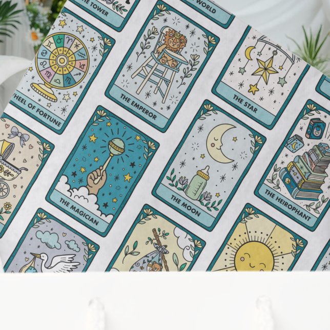 Papier Mousseline Tarot Cards Baby Shower (Créateur téléchargé)
