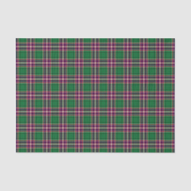 Papier Mousseline Tartan de chasse de MacFarlane de clan (Recto)