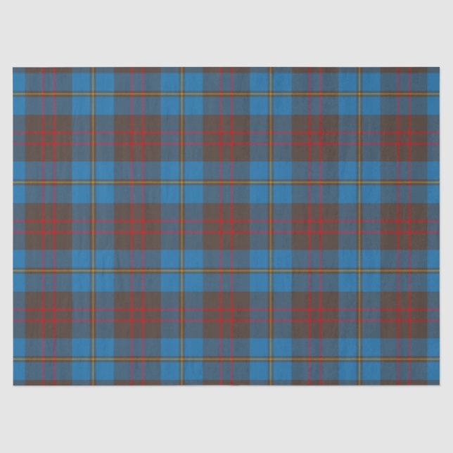 Papier Mousseline Tartan de clan de chasse de Cameron (Recto)