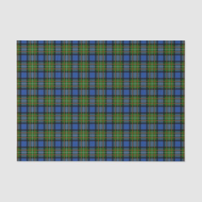 Papier Mousseline Tartan de Fergusson de clan (Recto)