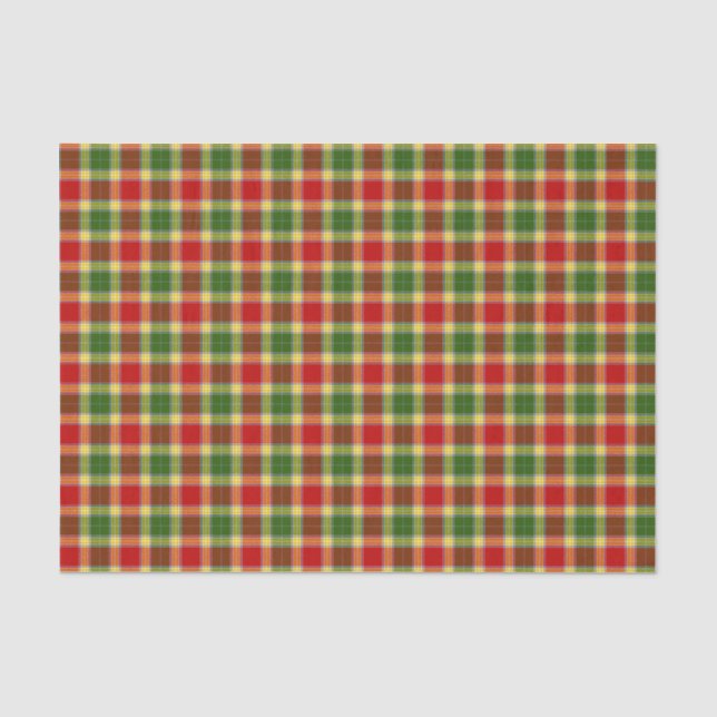 Papier Mousseline Tartan de Gibson de clan (Recto)
