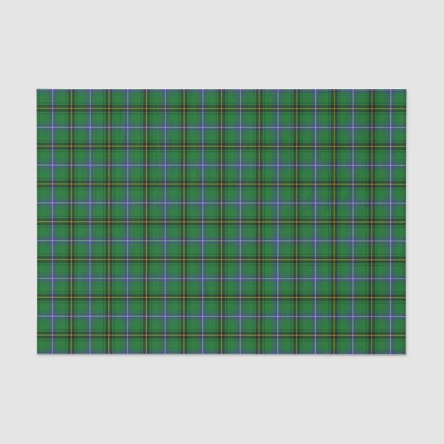 Papier Mousseline Tartan de Henderson de clan (Recto)