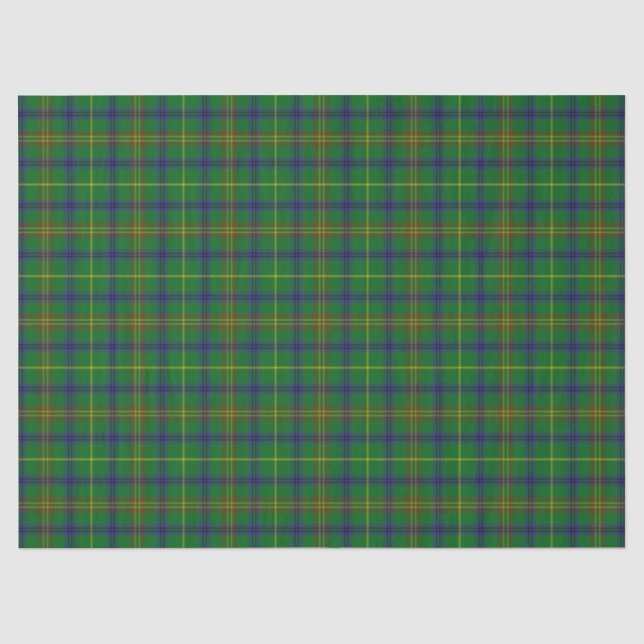 Papier Mousseline Tartan de Holmes de clan (Recto)