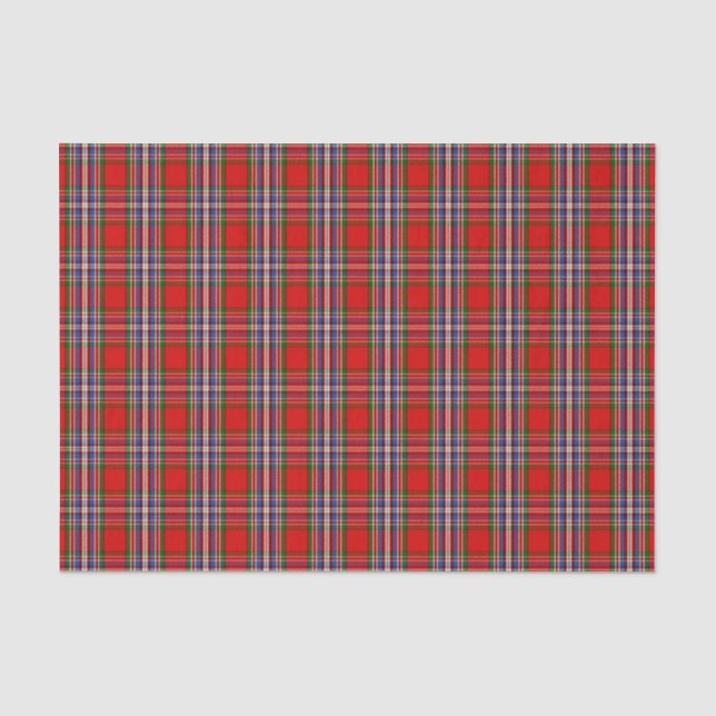 Papier Mousseline Tartan de MacFarlane de clan (Recto)
