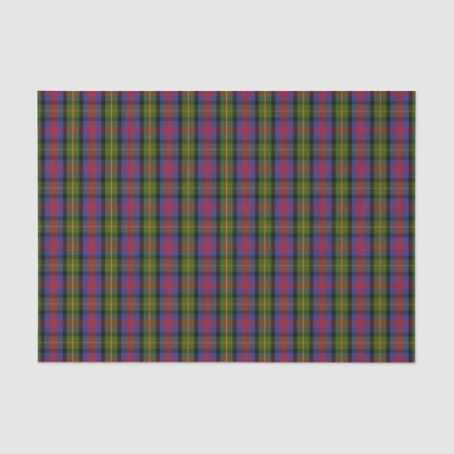 Papier Mousseline Tartan de MacLennan de clan (Recto)