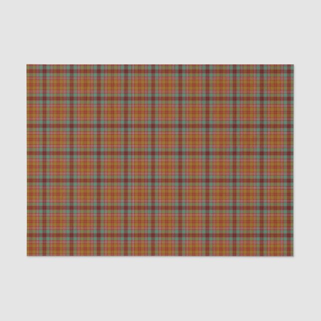 Papier Mousseline Tartan de McCall de clan (Recto)